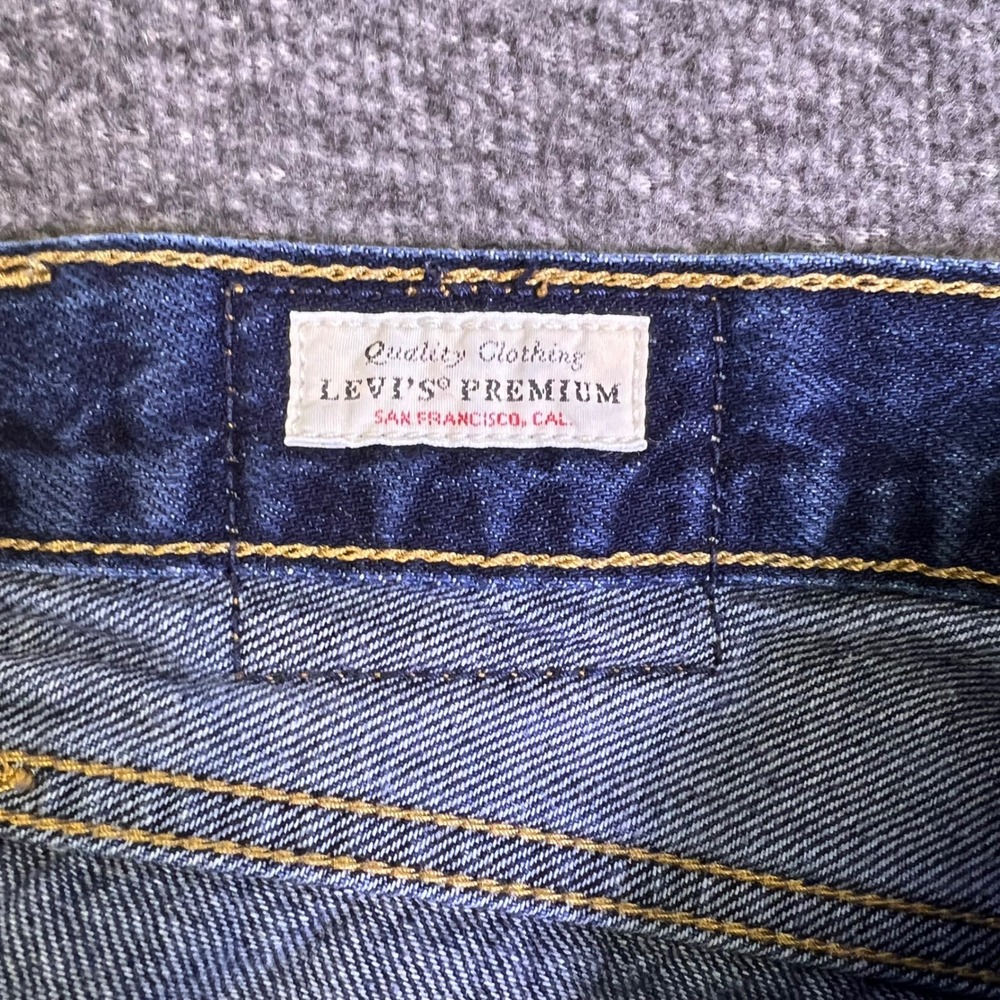 Levis Premium Jeans Mens 32x30 Baggy Dad Wide Leg Dark Wash Relaxed Fits36x30 - Picture 12 of 16